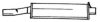 AKS DASIS SG11405 Middle Silencer